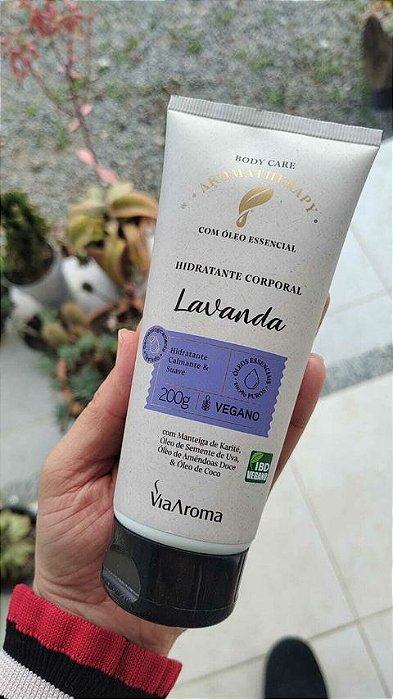 Hidratante Corporal Lavanda Aromatherapy Via Aroma - 200g
