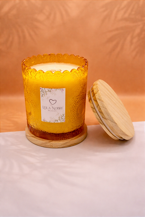 Vela Mandala Alecrim e verbena 200g