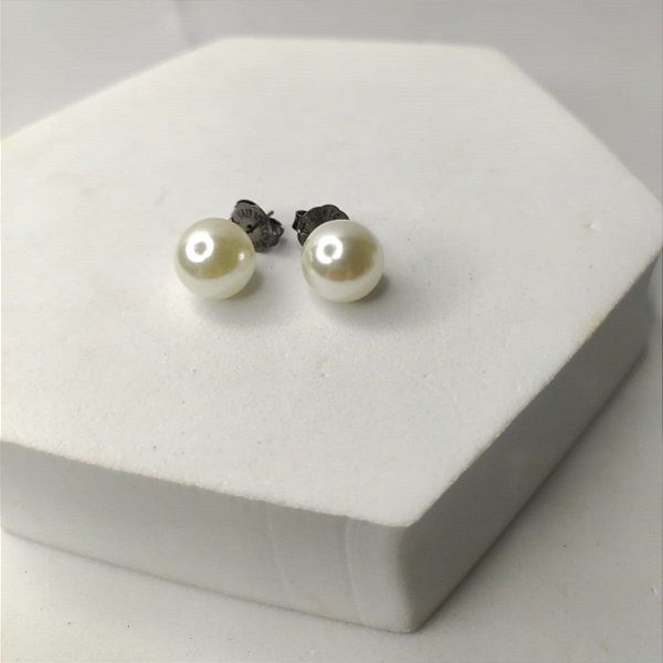 Brinco Pequeno Esfera Perolada