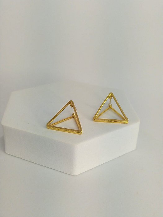 Brinco Pirâmide Aramada Vazada