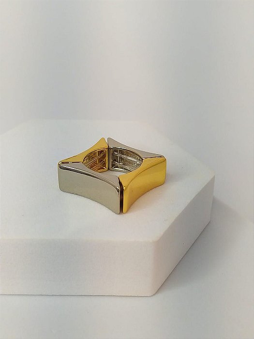 Anel Quadrado Estreito