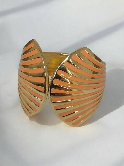 Bracelete Resinado Laranja