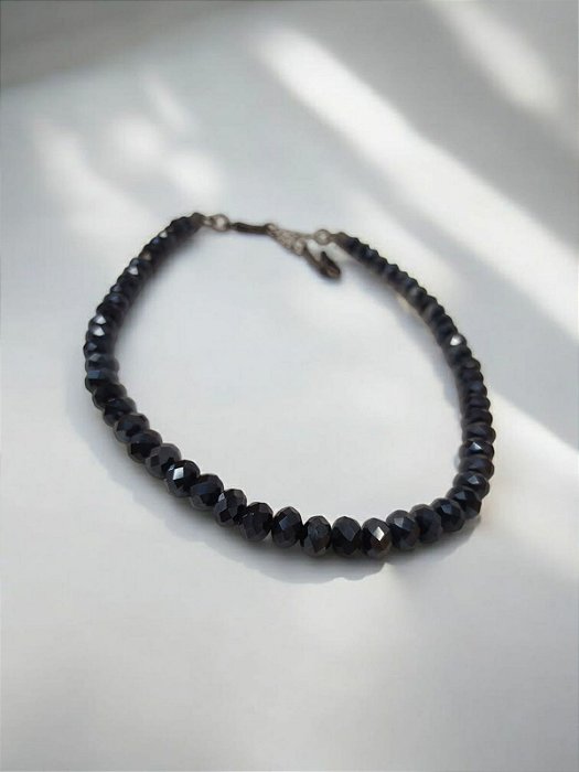 Colar Cristais Azuis Multifacetados