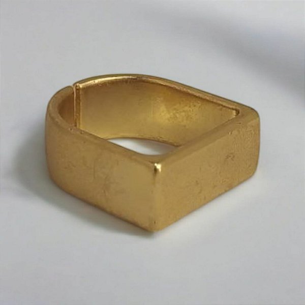 Anel Achatado Dourado