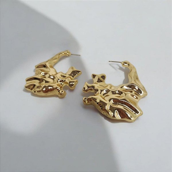 Brinco Orgânico Polido Martelado