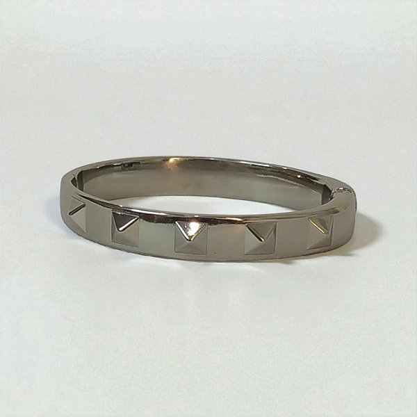 Bracelete Pirâmides Prata