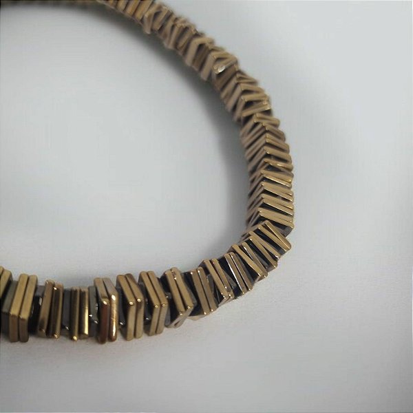 Colar Curto Hematita