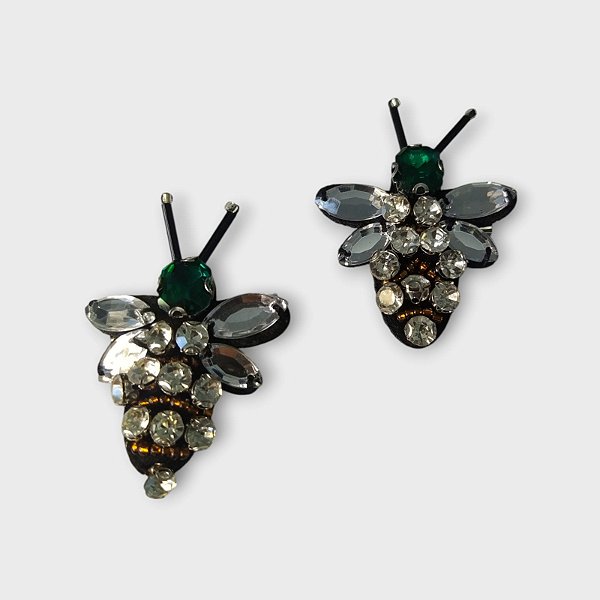 Broche de Abelha Verde