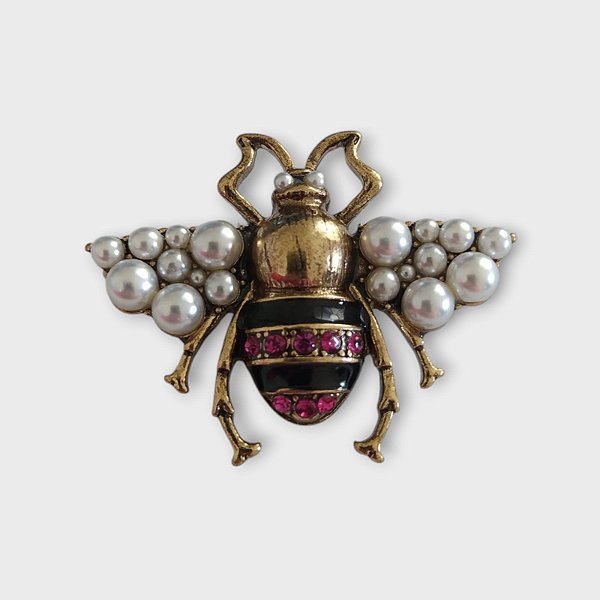 Broche Inseto Perolado