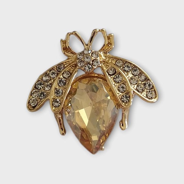 Broche Pedra Laranja