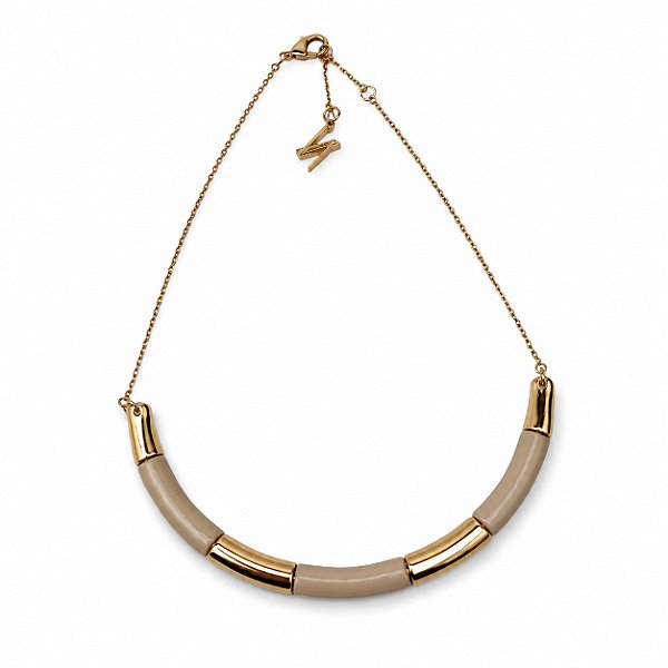 Colar Choke Intercalada Off White