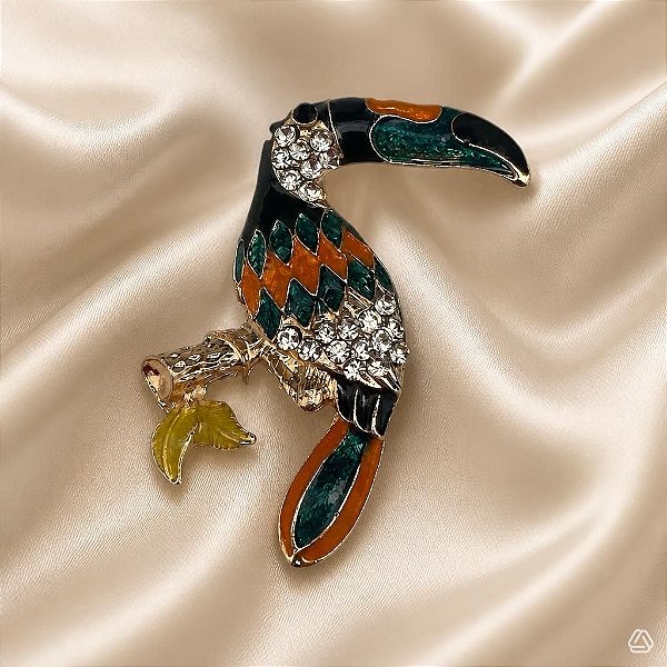 Broche Arara Colorida