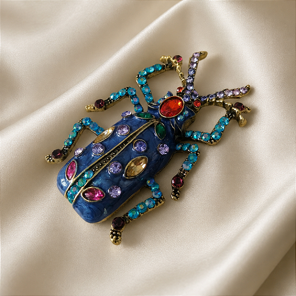 Broche Inseto Cravejado