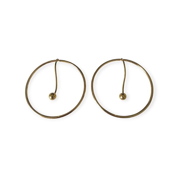 Brinco Circular Duas Partes