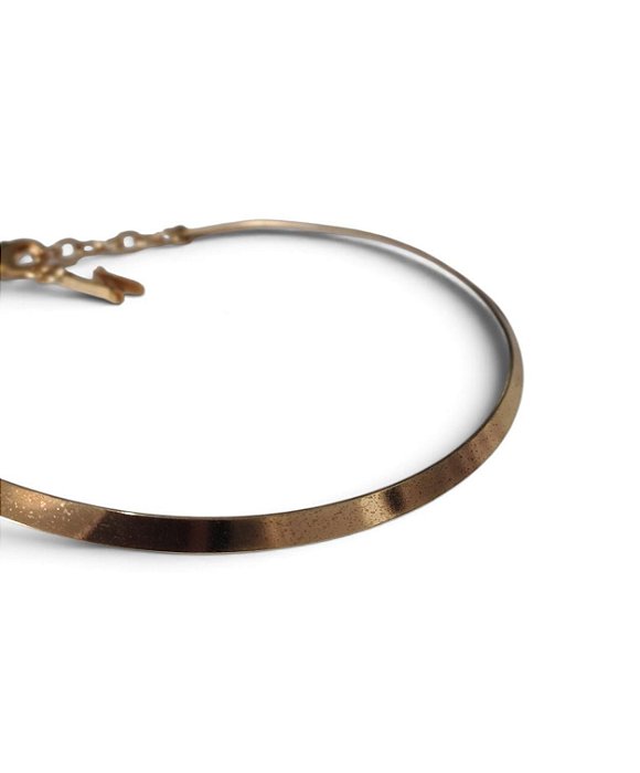 Choker Dourada Quadrada
