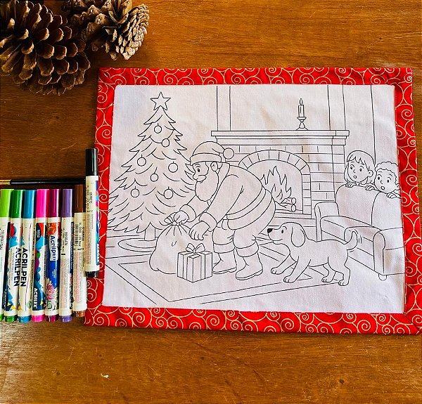 Americano Natal para Pintar