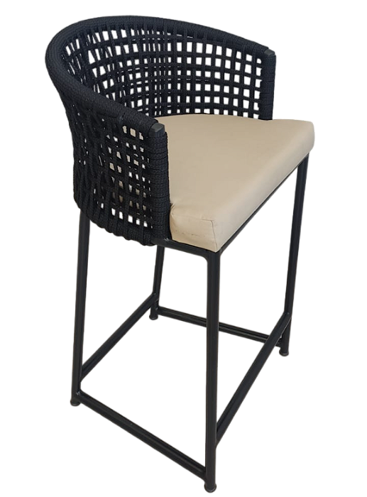 Banqueta Corda Náutica Matheo - cód. 2055