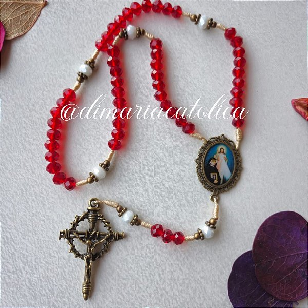 Terço Jesus Misericordioso (Cristal)