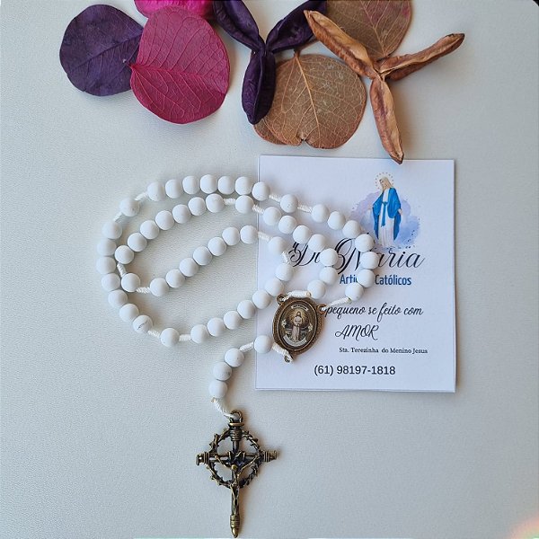 Terço Coroa das Lágrimas de Nossa Senhora (Emborrachado)