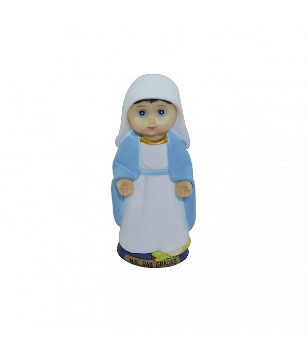 Imagem N Sra das Graças Resina 8cm Baby