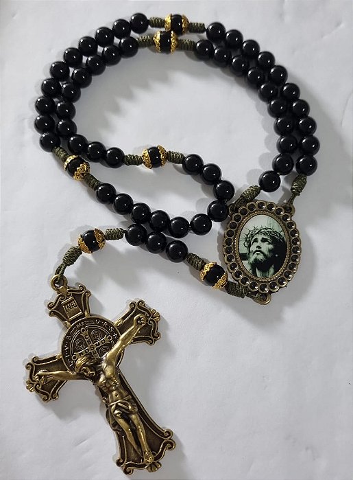 Terço Premium Jesus Coroa de Espinhos