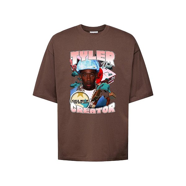 Camiseta Oversized Streetwear Masculina Bootleg - Tyler, the creator call me if you get lost