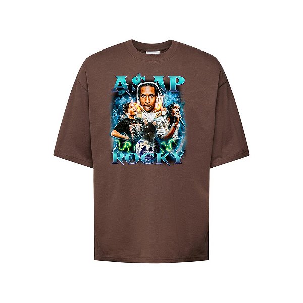 Camiseta Oversized Streetwear Masculina Bootleg - ASAP Rocky