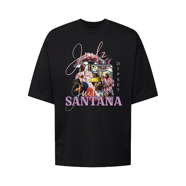 Camiseta Oversized Streetwear Masculina Bootleg - Juelz Santana
