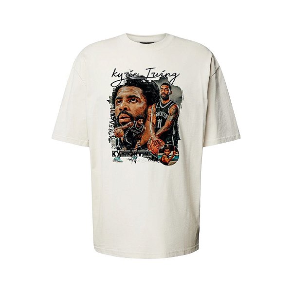 Camiseta Oversized Streetwear Masculina Bootleg - Kyrie Irving