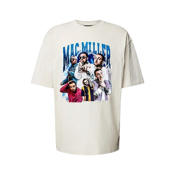 Camiseta Oversized Streetwear Masculina Bootleg - Mac Miller