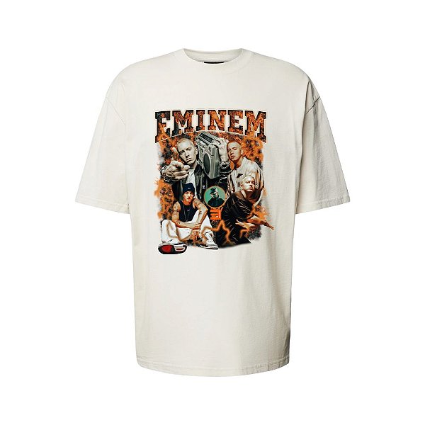 Camiseta Oversized Streetwear Masculina Bootleg - Eminem