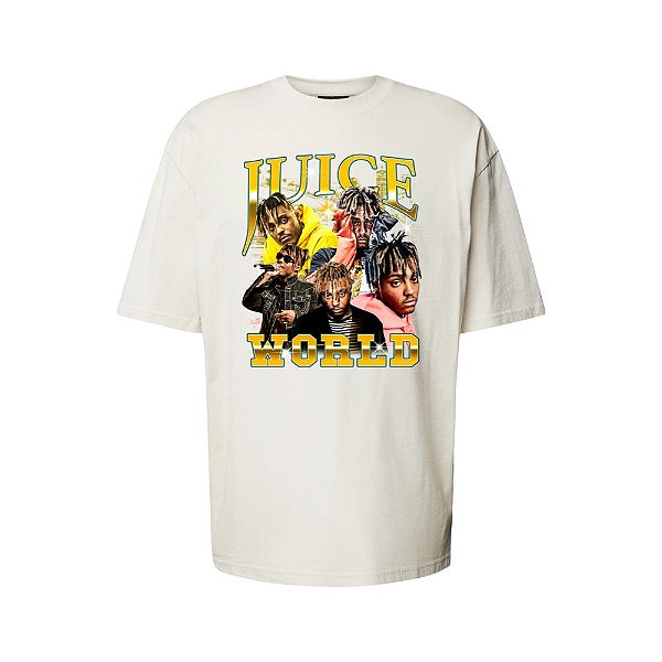 Camiseta Oversized Streetwear Masculina Bootleg - Juice WRLD