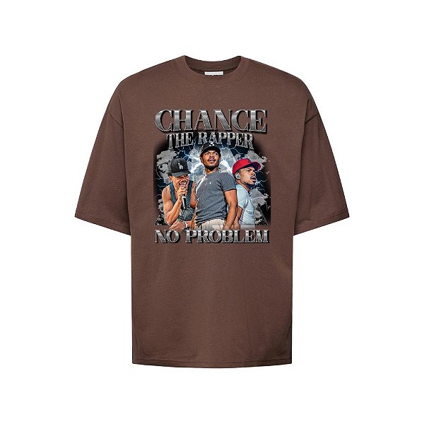 Camiseta Oversized Streetwear Masculina Bootleg -Chance the Rapper