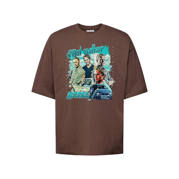 Camiseta Oversized Streetwear Masculina Bootleg -Paul Walker