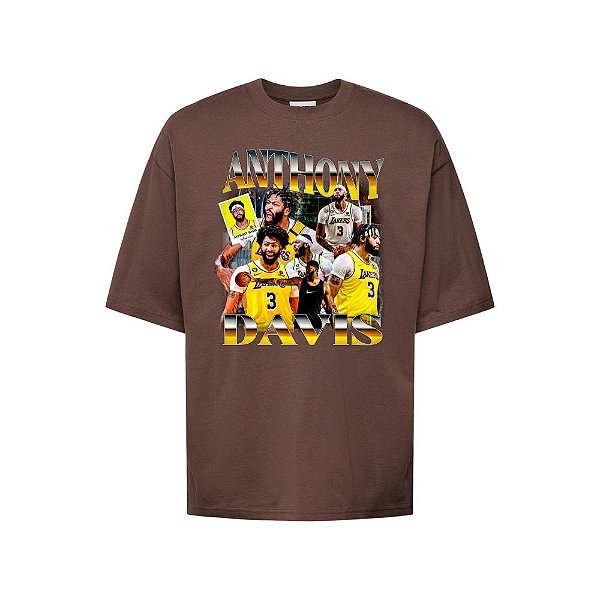 Camiseta Oversized Streetwear Masculina Bootleg - Anthony Davis