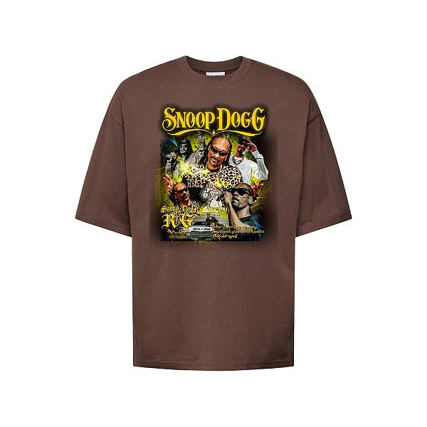 Camiseta Oversized Streetwear Masculina Bootleg -  Snoop Dogg R&G