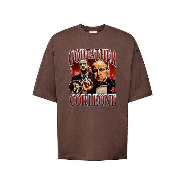 Camiseta Oversized Streetwear Masculina Bootleg - Godfather Corleone