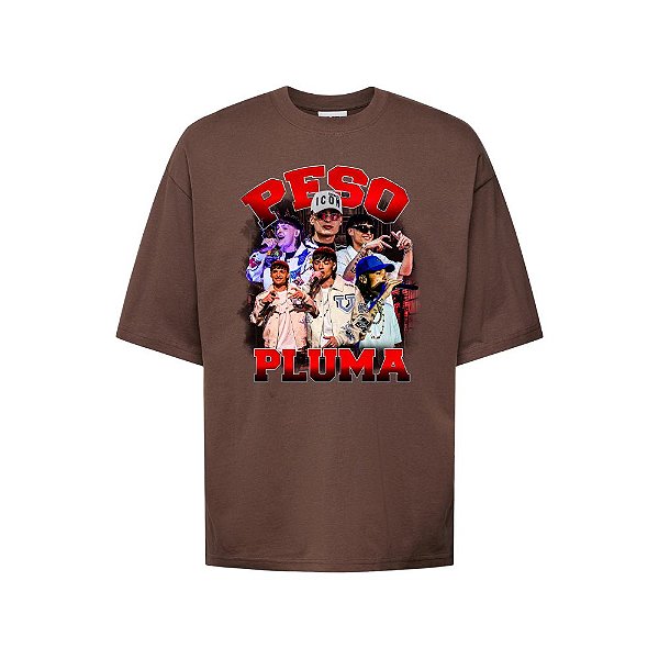 Camiseta Oversized Streetwear Masculina Bootleg - Peso Pluma