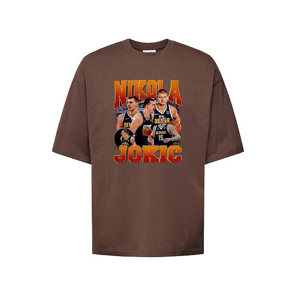 Camiseta Oversized Streetwear Masculina Bootleg - Nikola Jokic