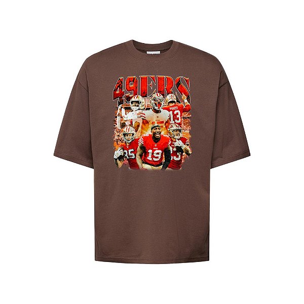 Camiseta Oversized Streetwear Masculina Bootleg - 49ers