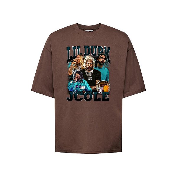 Camiseta Oversized Streetwear Masculina Bootleg - Lil Durk