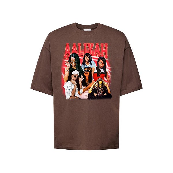 Camiseta Oversized Streetwear Masculina Bootleg -Aaliyah