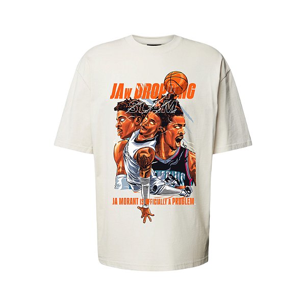 Camiseta Oversized Streetwear Masculina Graphic Tee Jay Morant Jaw Dropping?