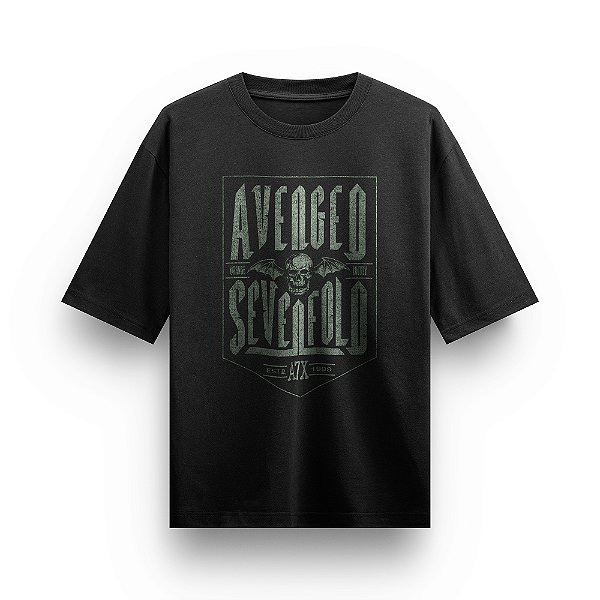 Camiseta Oversized Bandas de Rock Camisa Avenged Sevenfold