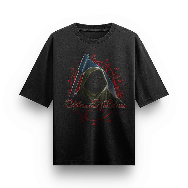 Camiseta Oversized Bandas de Rock Children Of Bodom Camisa Rock Roll envio imediato