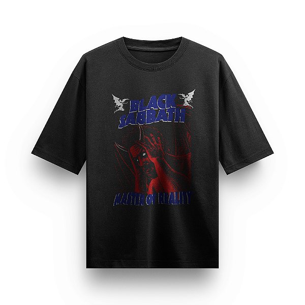 Camiseta Oversized Bandas de Rock Black Sabbath envio imediato Camisa Unissex