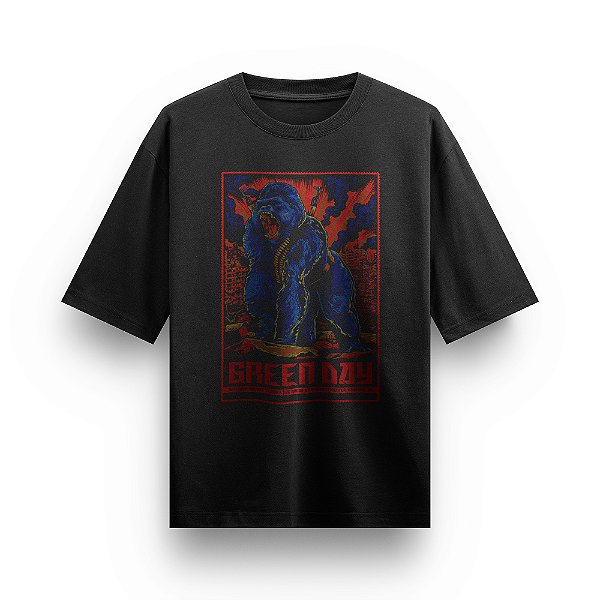 Camiseta Oversized Bandas de Rock Camisa Green Day Clássica Envio Imediato