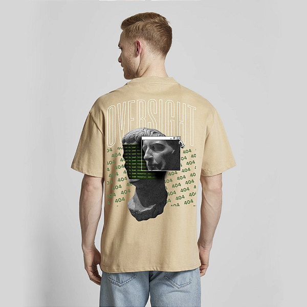 Camiseta Streetwear Masculina 100% Algodão Fio 30.1 - Oversigth 02