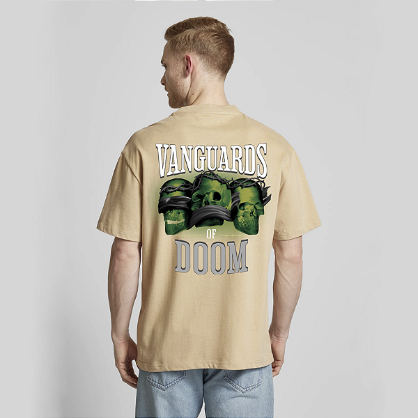 Camiseta Streetwear Masculina 100% Algodão Fio 30.1 - VANGUARDS OF DOOM 40