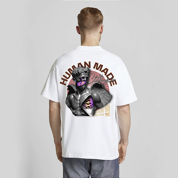 Camiseta Streetwear Masculina 100% Algodão Fio 30.1 - HUMAN MADE 62